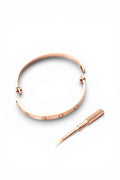 Aurelia Screw Bangle - Rose