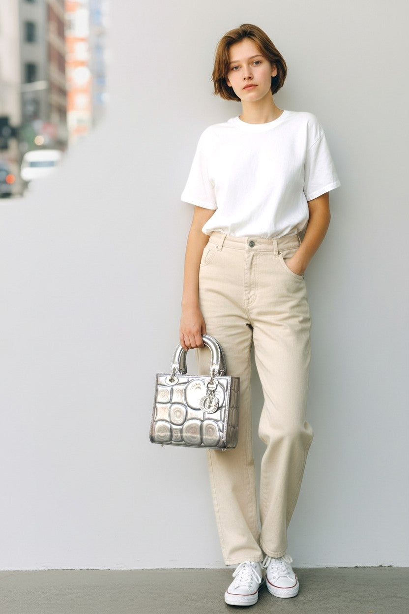 Liquid Silver Bag
