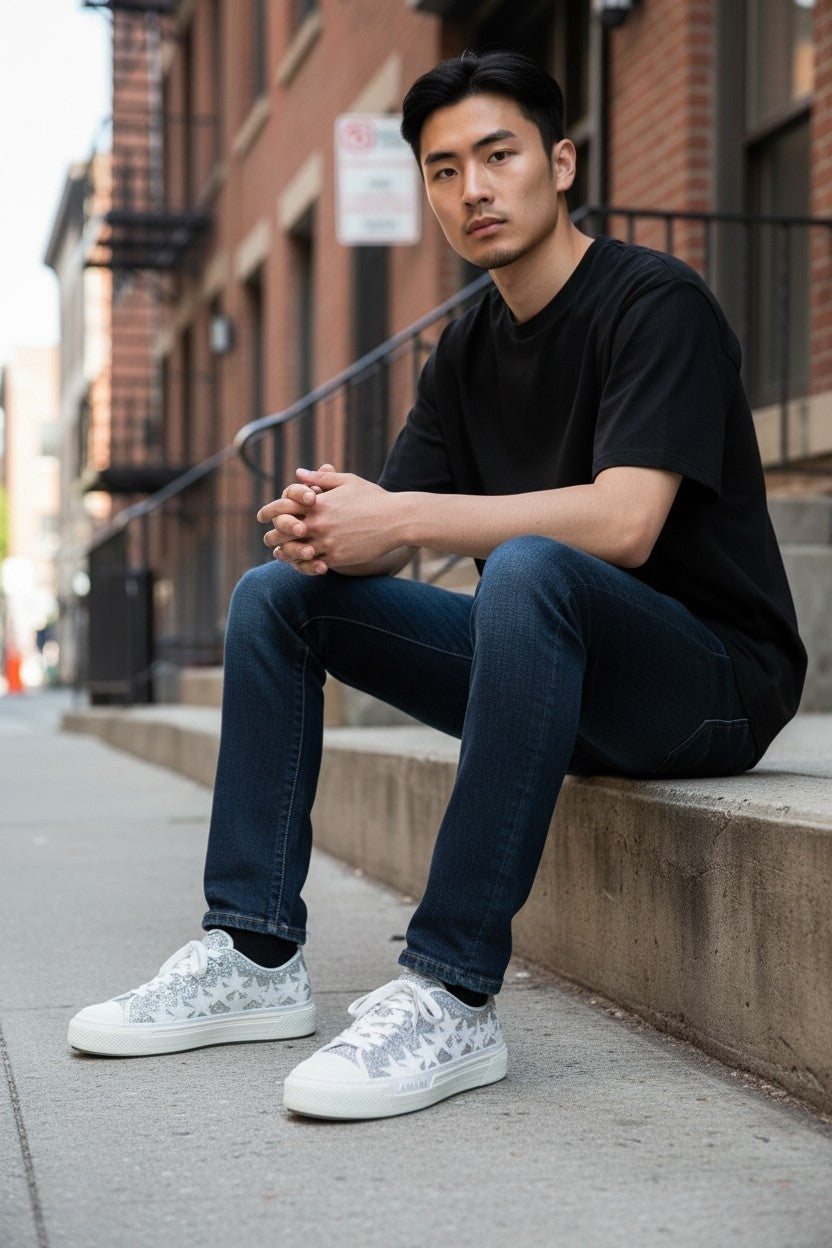 Luxury Low-Top Skate Sneaker (Copy)