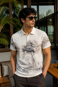 Printed Collar T-shirts