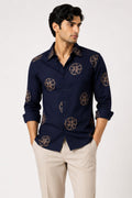 Tussar Cotton Embroidery Shirts