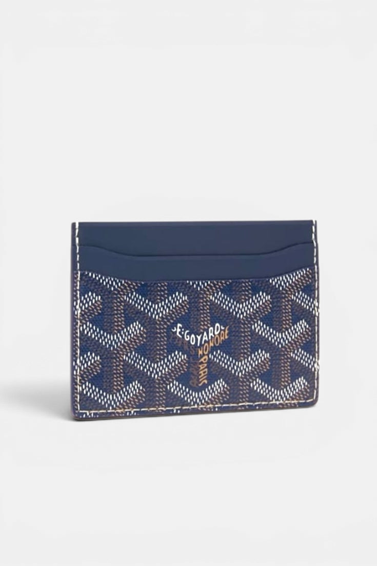 Midnight Blue Monogram Carholder