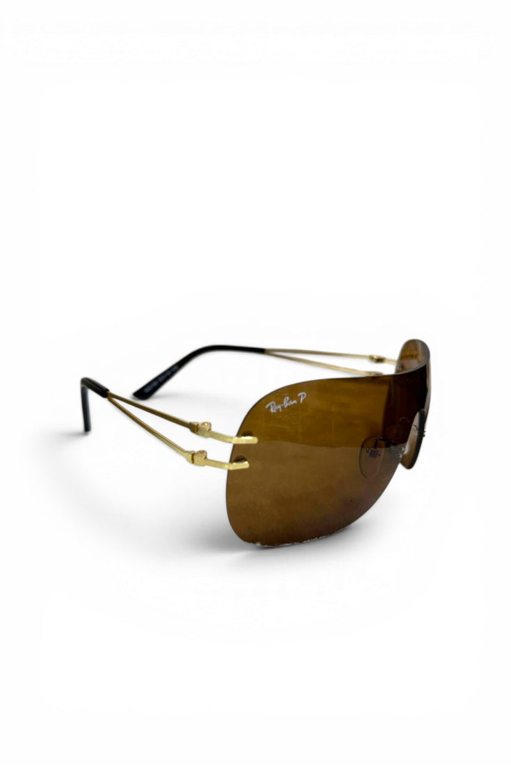 Rimless Shield Sunglasses