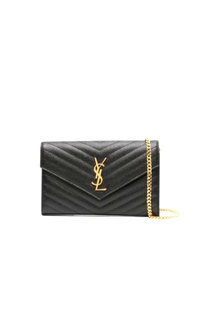 Midnight Chevron Chain Wallet