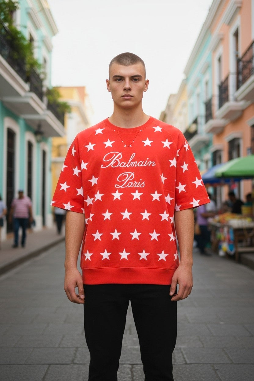 Round-Neck Cotton T-Shirts