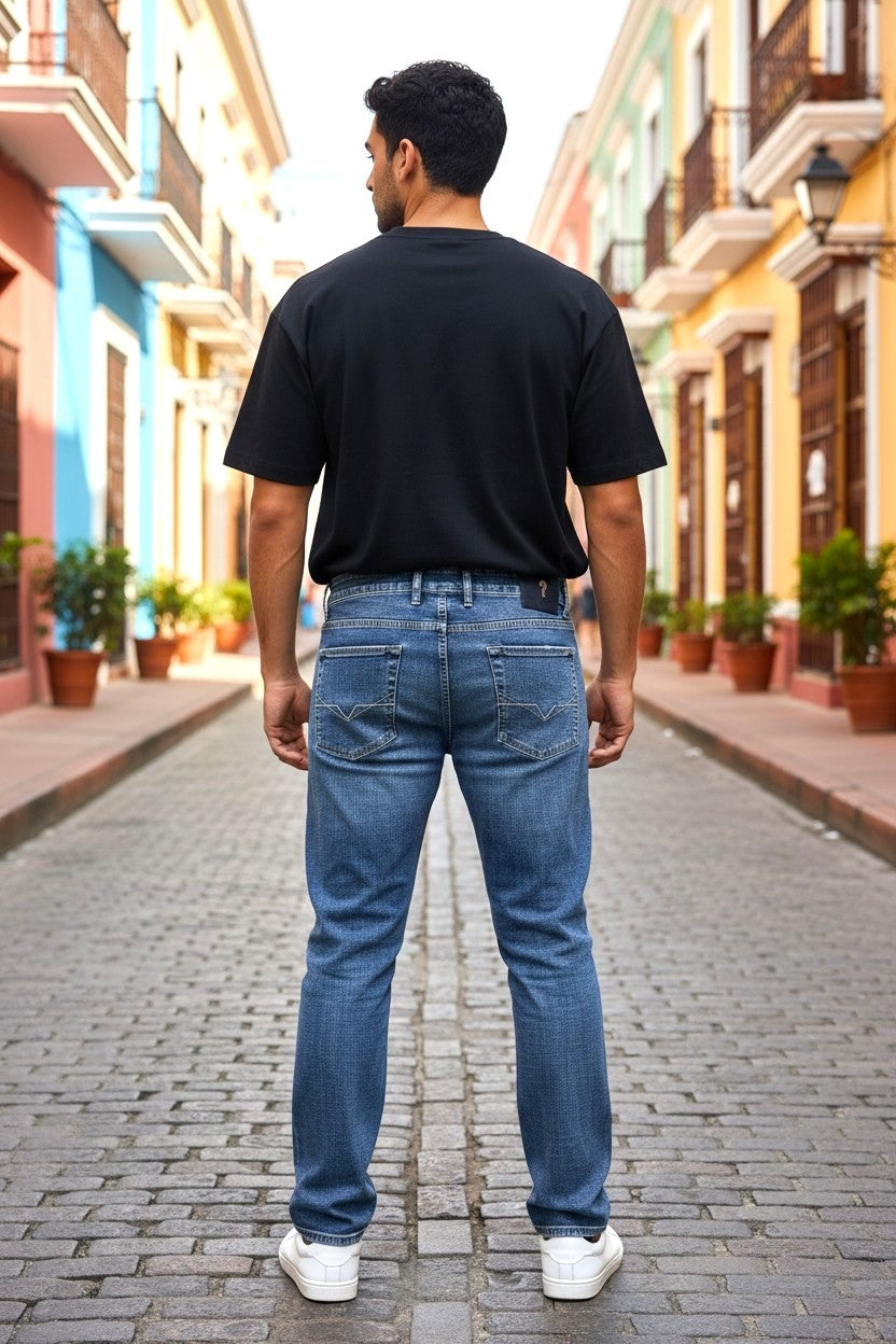 Plus Sized Relaxed Fit Denim Jeans