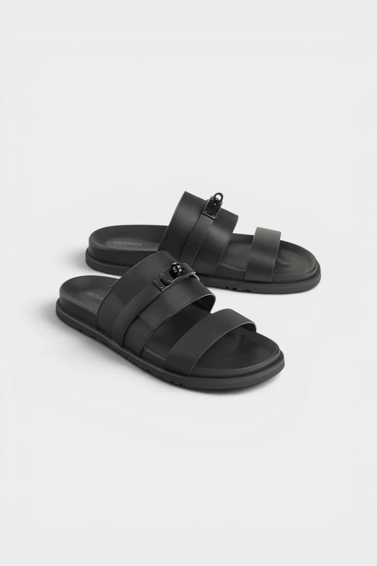 Multi Strap Leather Sandals