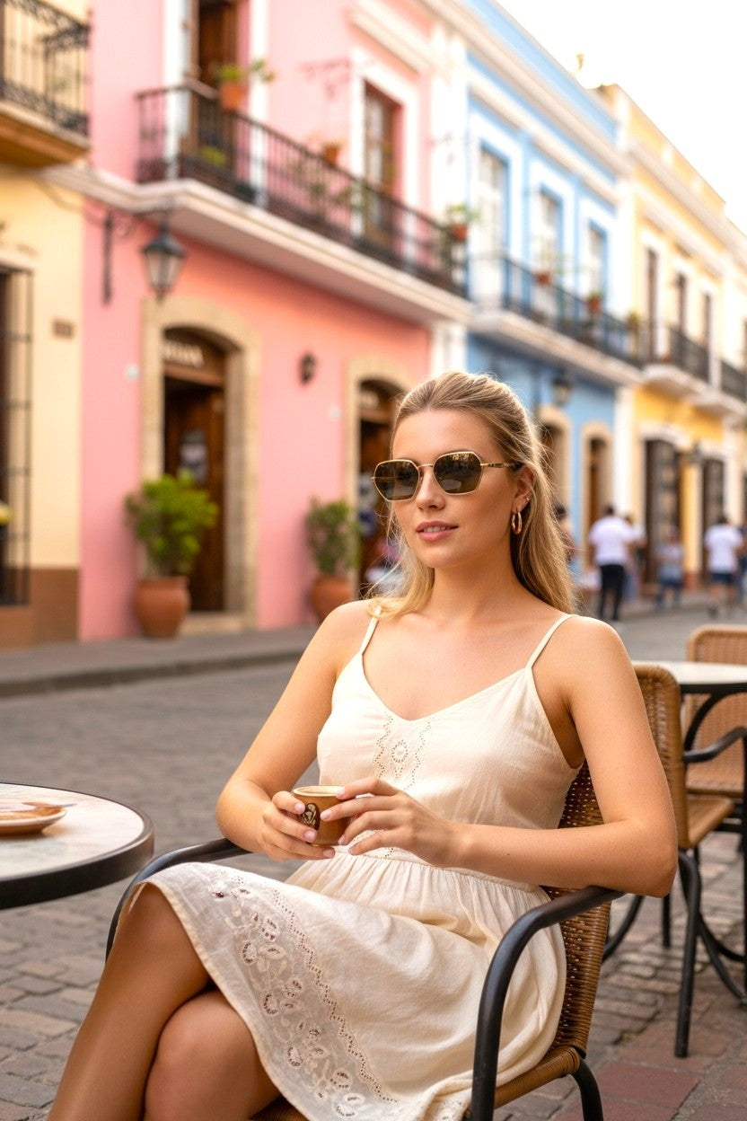 Modern Cat-Eye Sunglasses