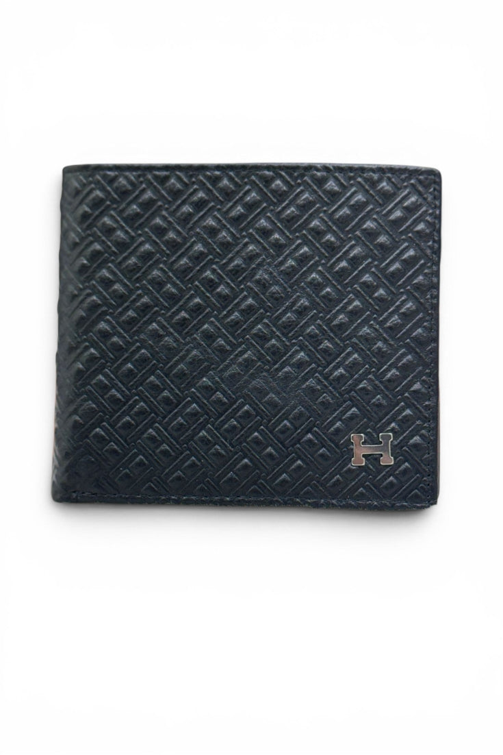 Midnight Grid Men's Leather Wallet