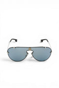Rimless Blue Shield Visor