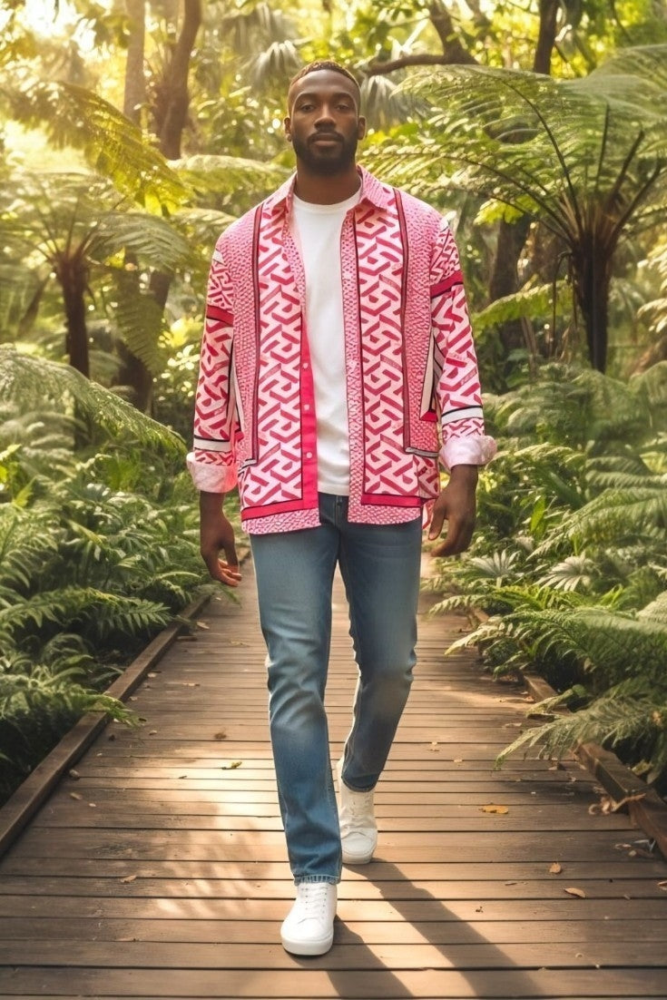 Luxury Baroque Print Shirt