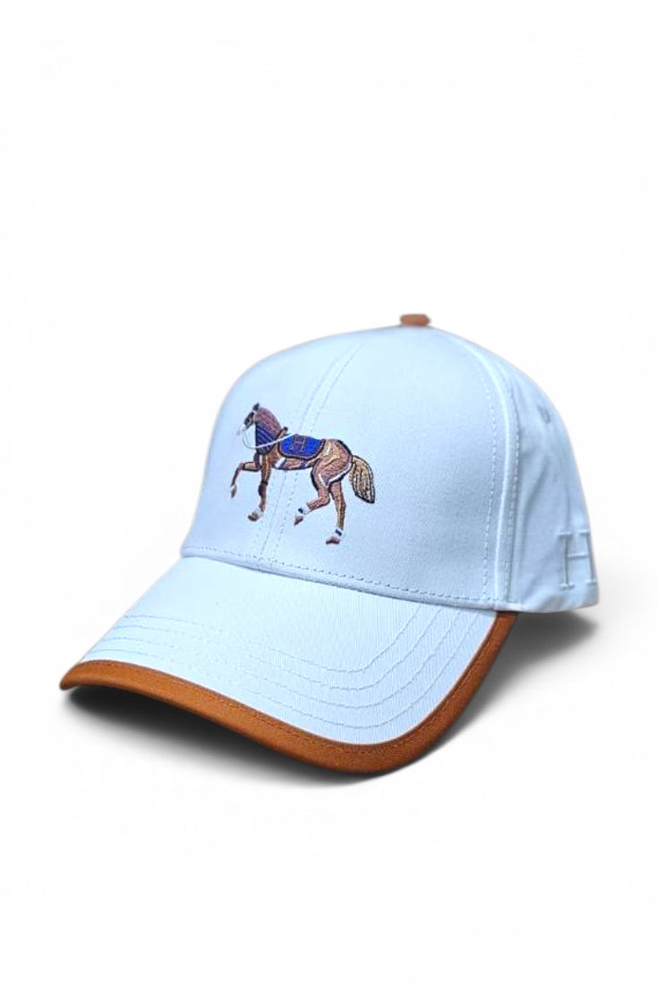 Equestrian Heritage Cap - White