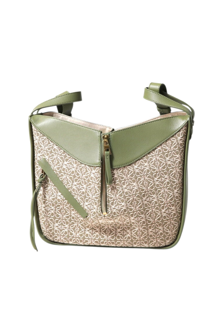 Sage Monogram Zip Bag