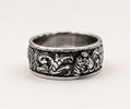 Modern Greek Statement Ring
