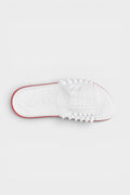Spikes Slides (White/ Red)