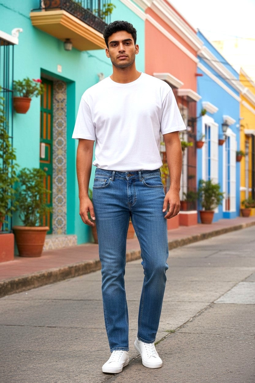 Relaxed Fit Denim Jeans
