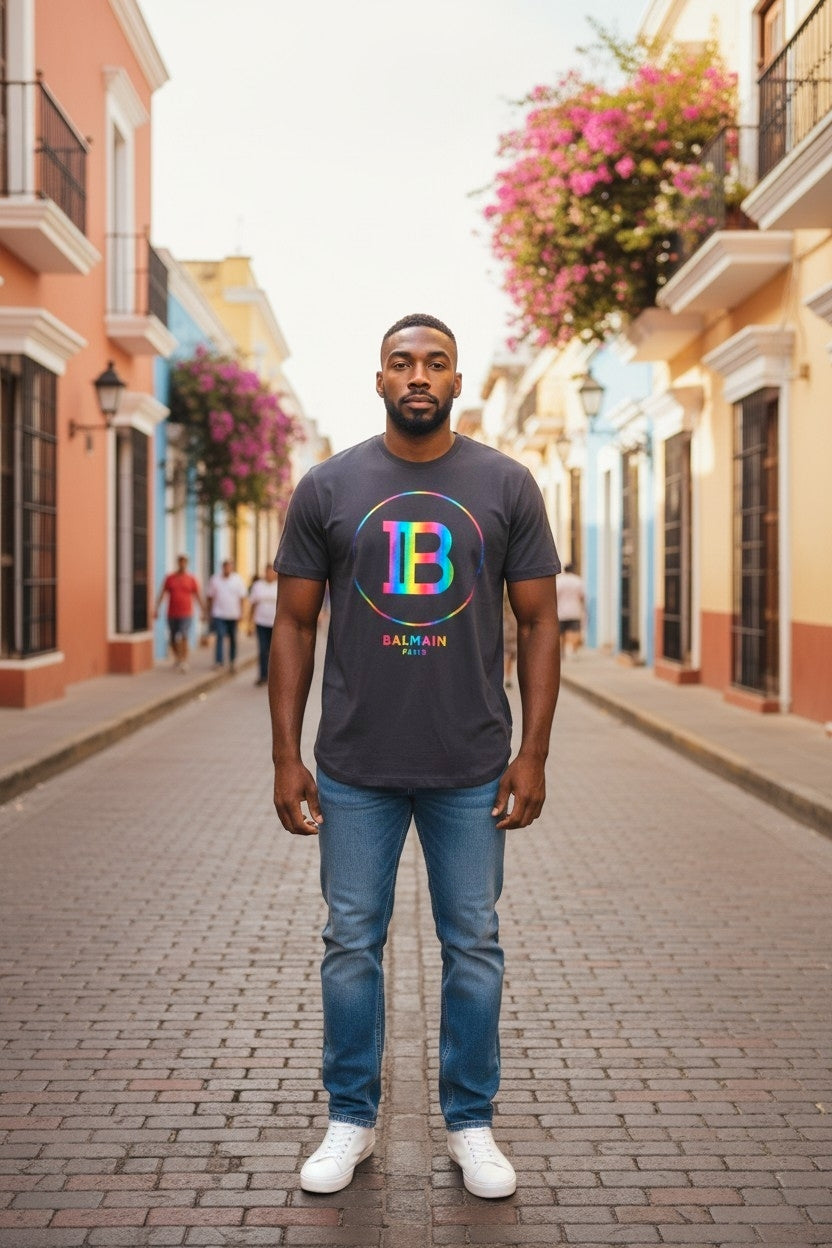 Round-Neck Cotton T-Shirts