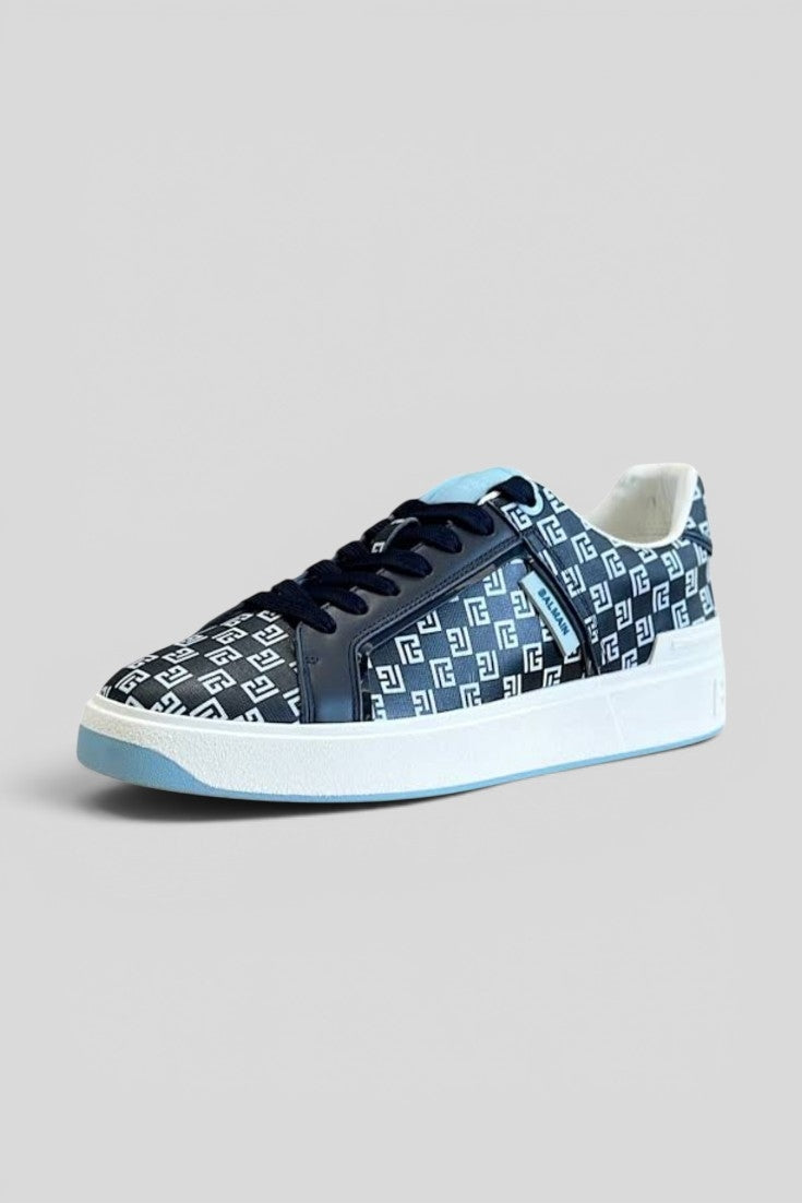 Luxury Top Skate Sneaker (Blue)