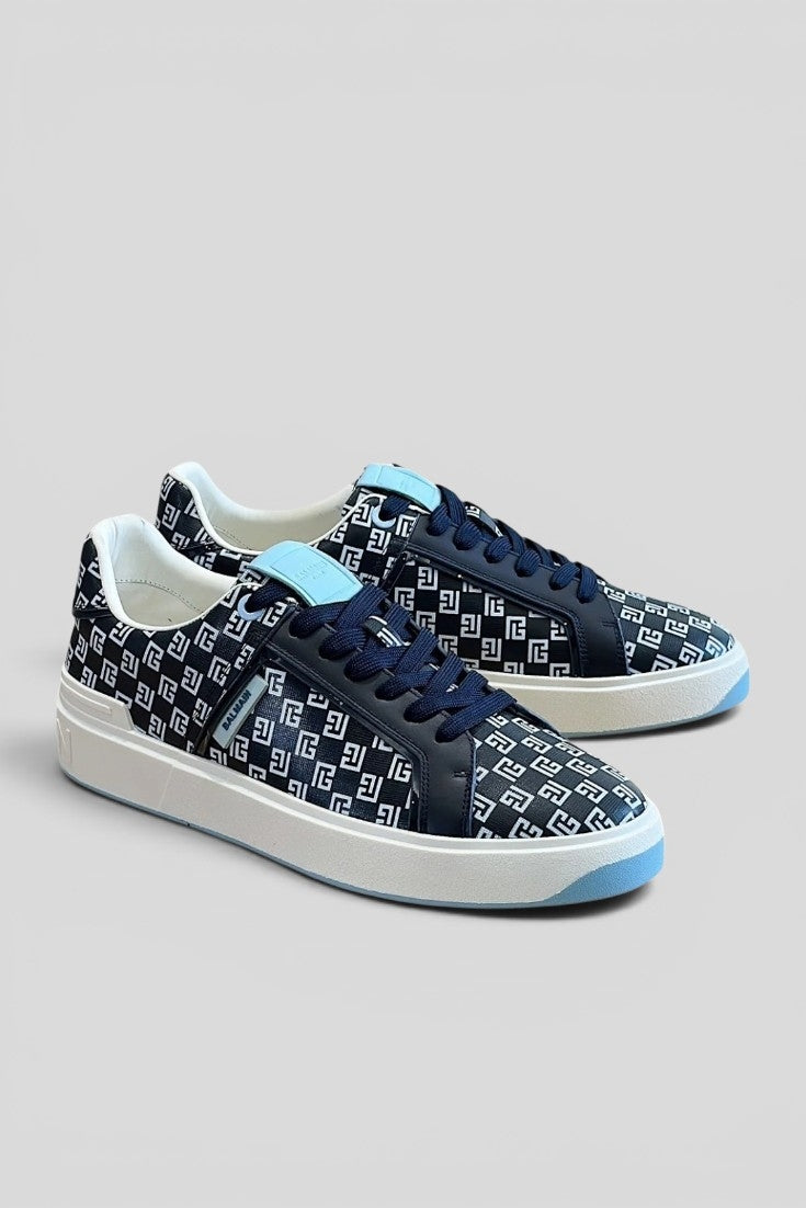 Luxury Top Skate Sneaker (Blue)