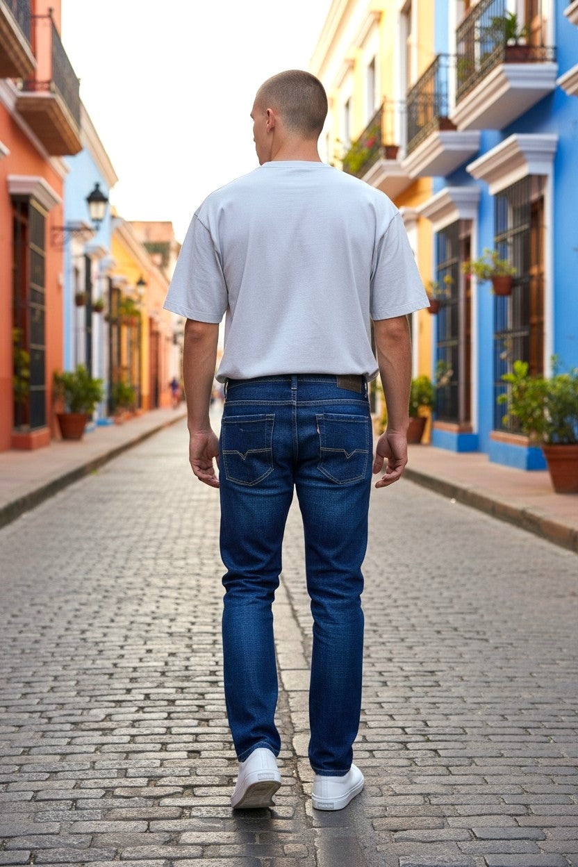 Ankle Fit Denim Jeans
