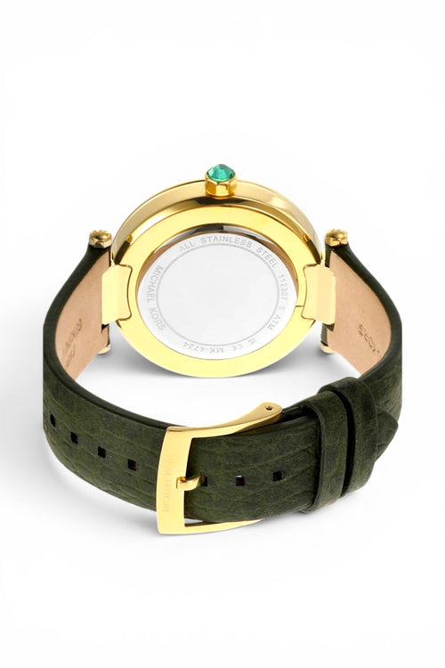 Emerald Monogram Crystal Watch