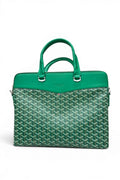 Emerald Leather Laptop Bag
