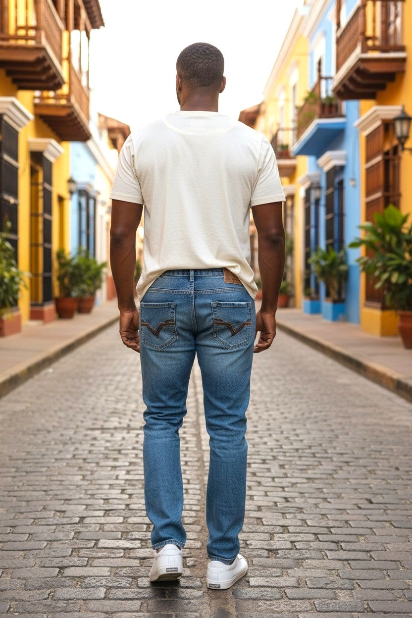 Ankle Fit Denim Jeans