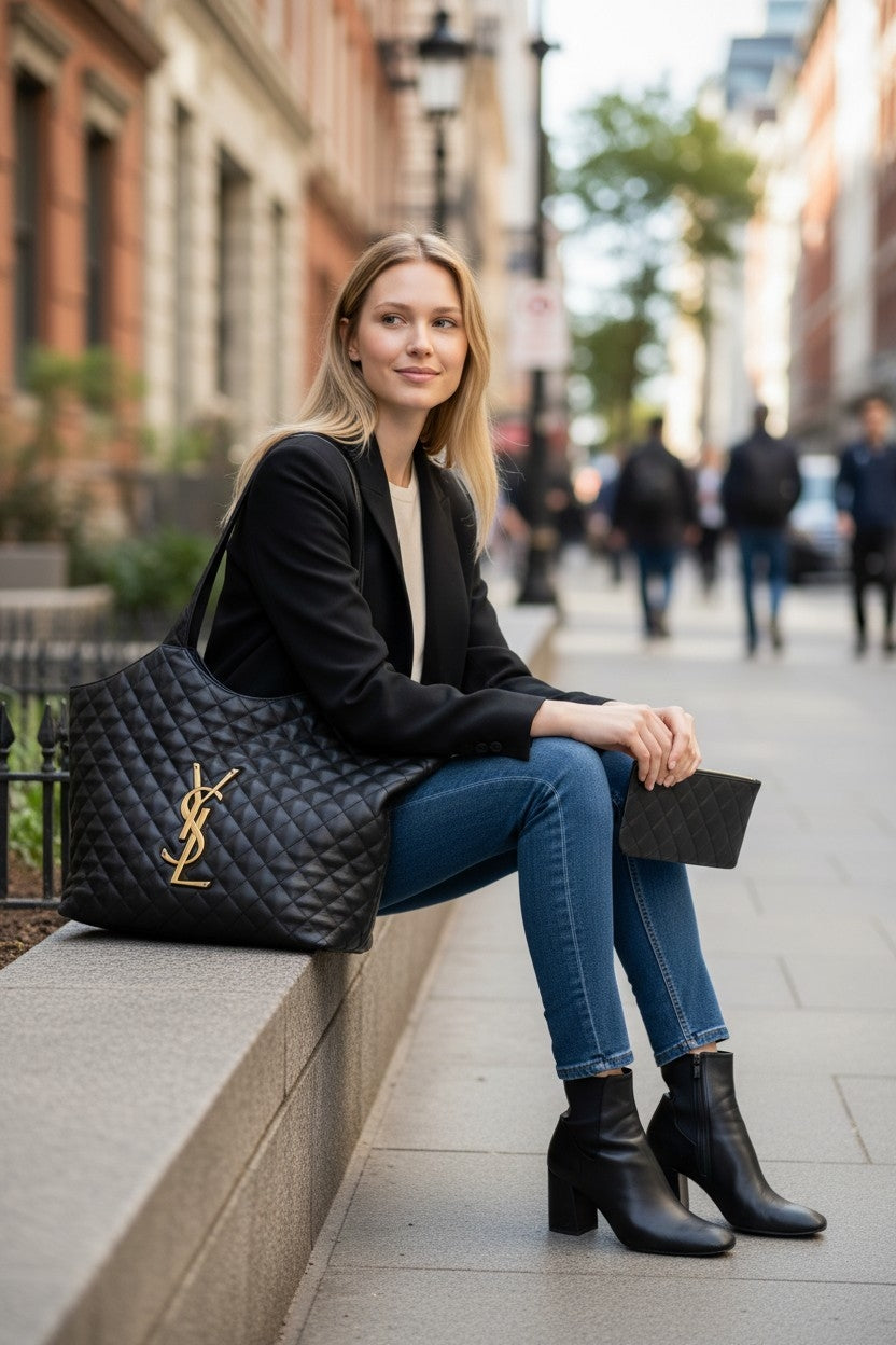 Women’s Quilted Tote Bag