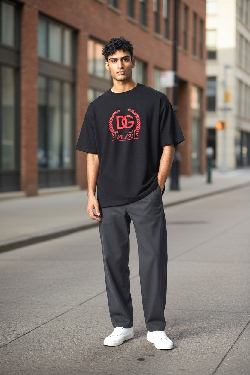 Round-Neck Cotton T-Shirts