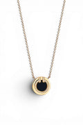 Midnight Halo Pendant Necklace