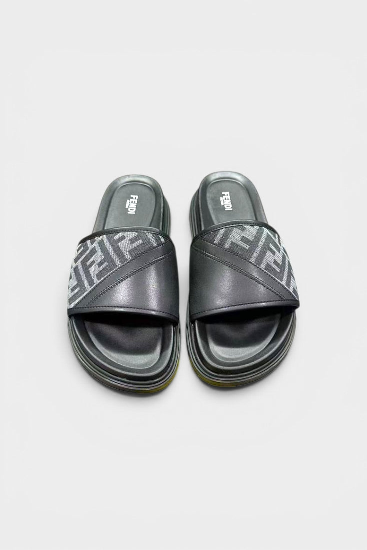 Cross Strapped Slides