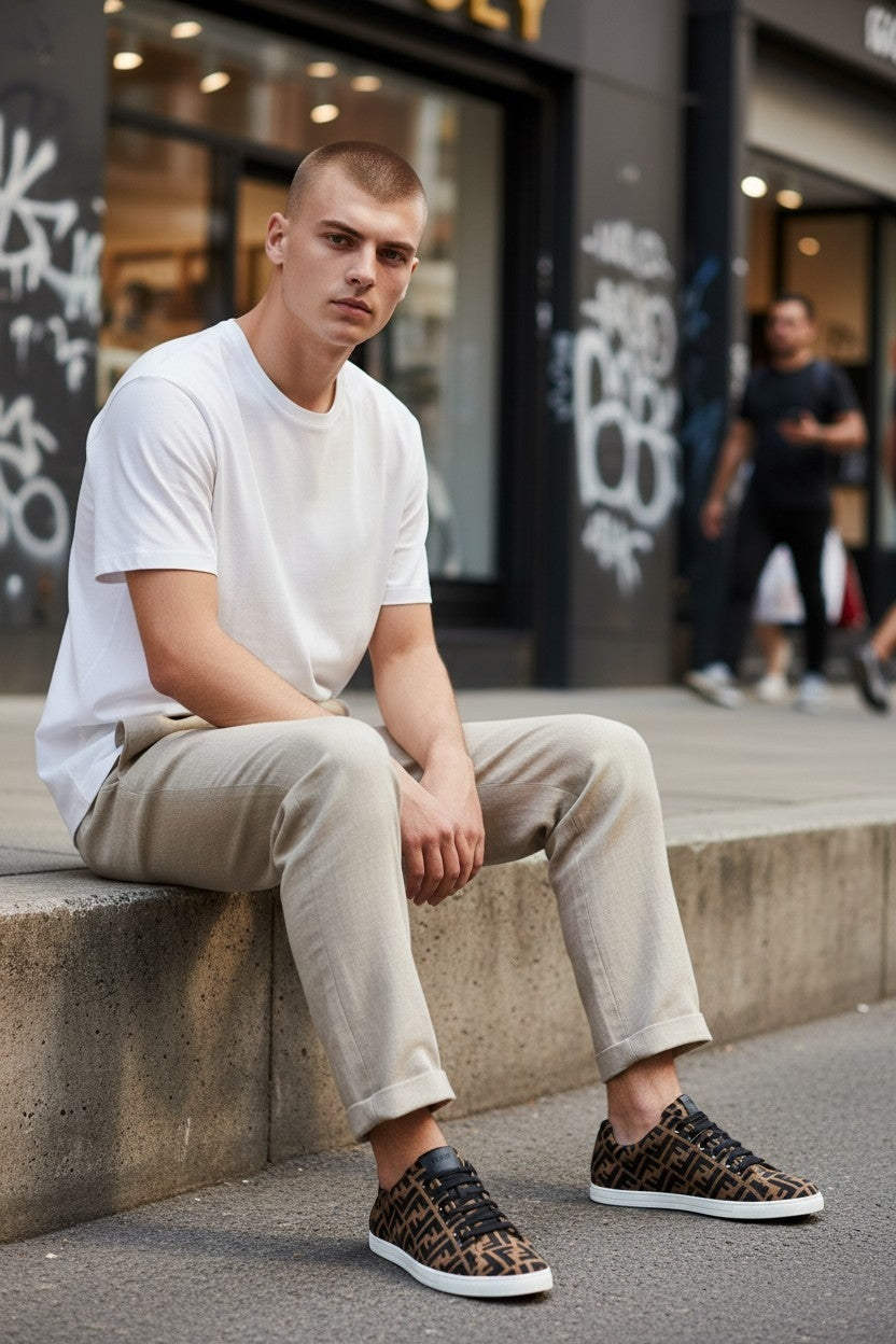 Luxury Low-Top Skate Sneaker