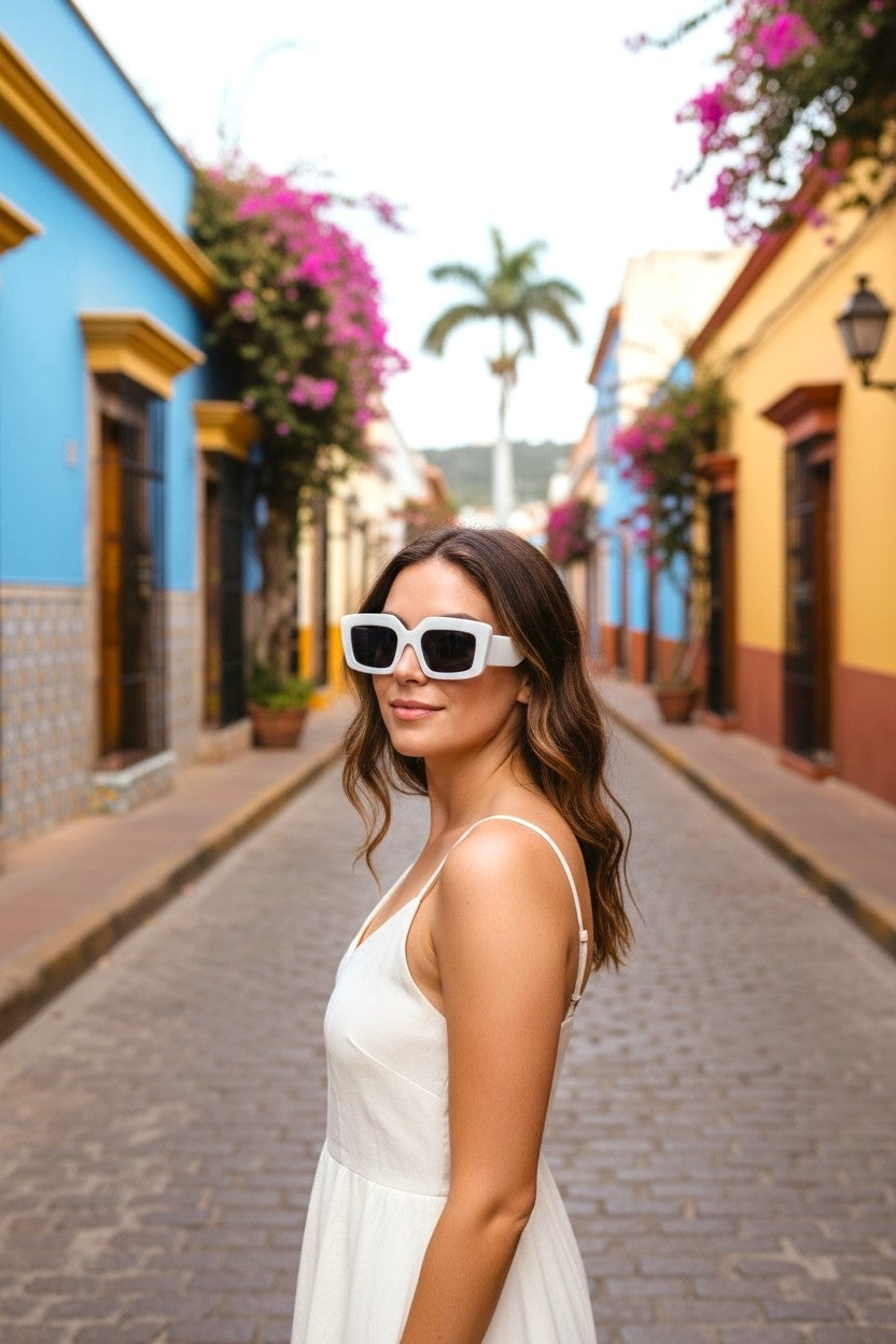 Bold Rectangular Sunglasses