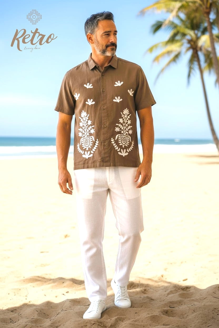 Men's Designer Half-Sleeves Shackets