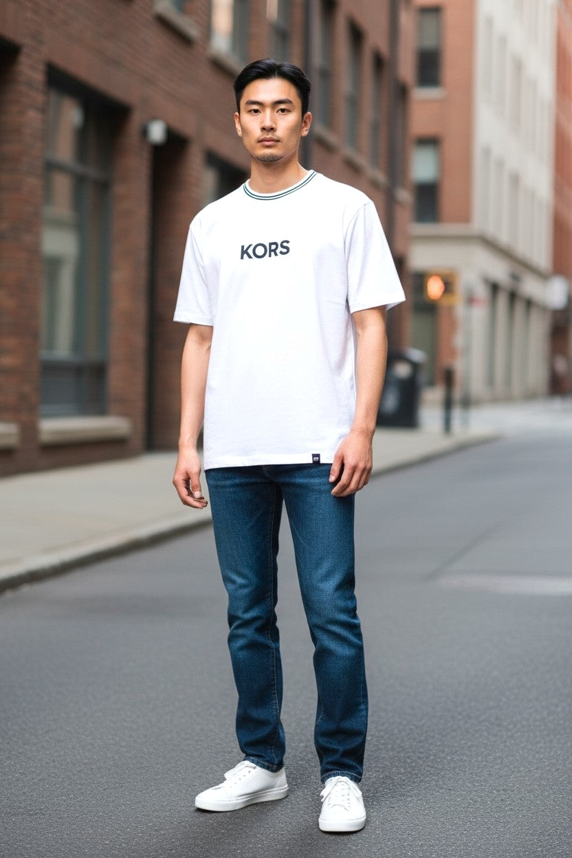 Round-Neck Cotton T-Shirts