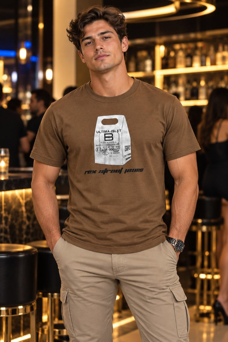 Cocoa Utility Tag T-Shirt