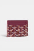 Burgundy Heritage Monogram Carholder