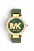 Emerald Monogram Crystal Watch