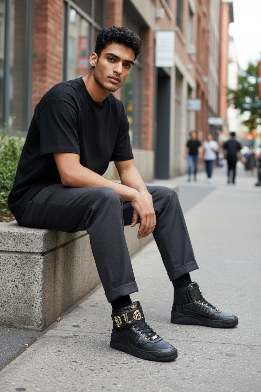 Luxury High-Top Sneakers