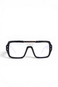 Oversized Clear-Lens Square Frame