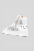 Luxury Studded High-Top Sneakers