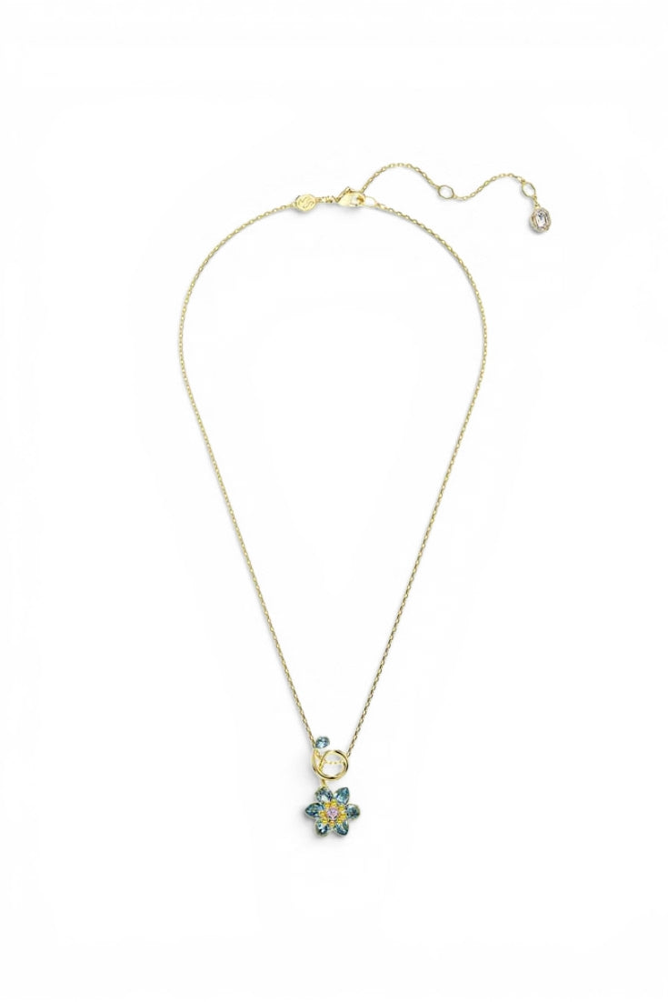 Luxury Azure Bloom Pendant