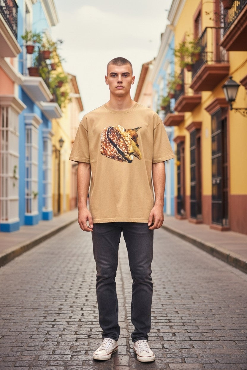 Round-Neck Cotton T-Shirts
