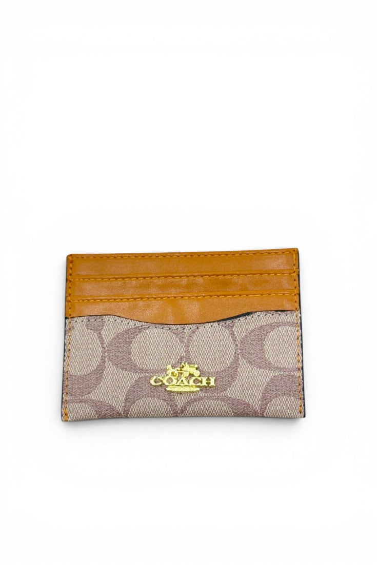Heritage Tan Signature Card Holder
