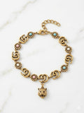 vintage-inspired charm bracelet