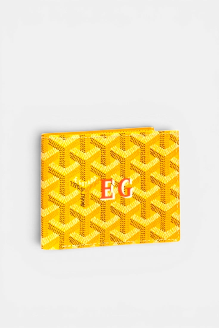Sunburst Monogram Wallet