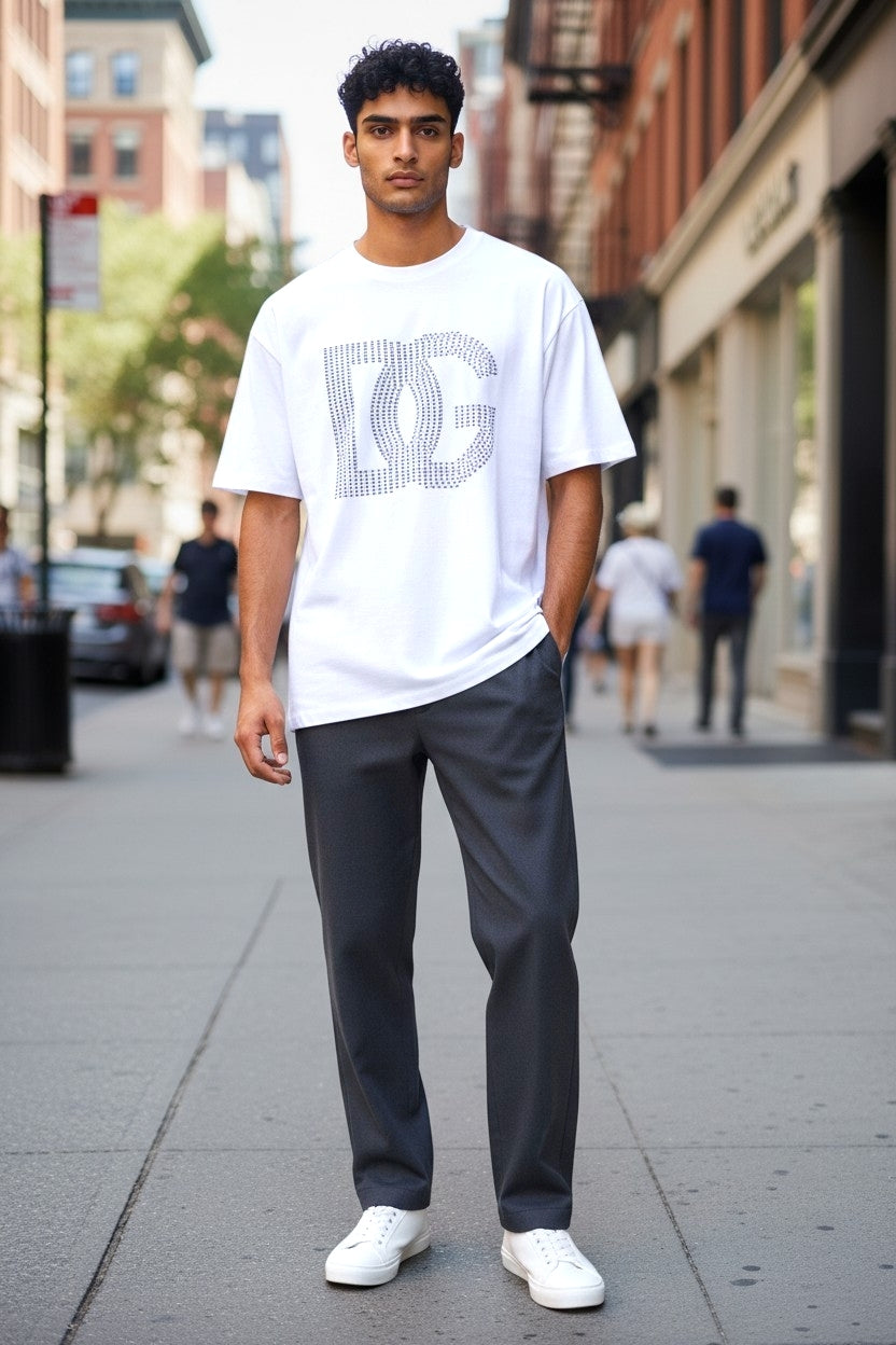 Round-Neck Cotton T-Shirts