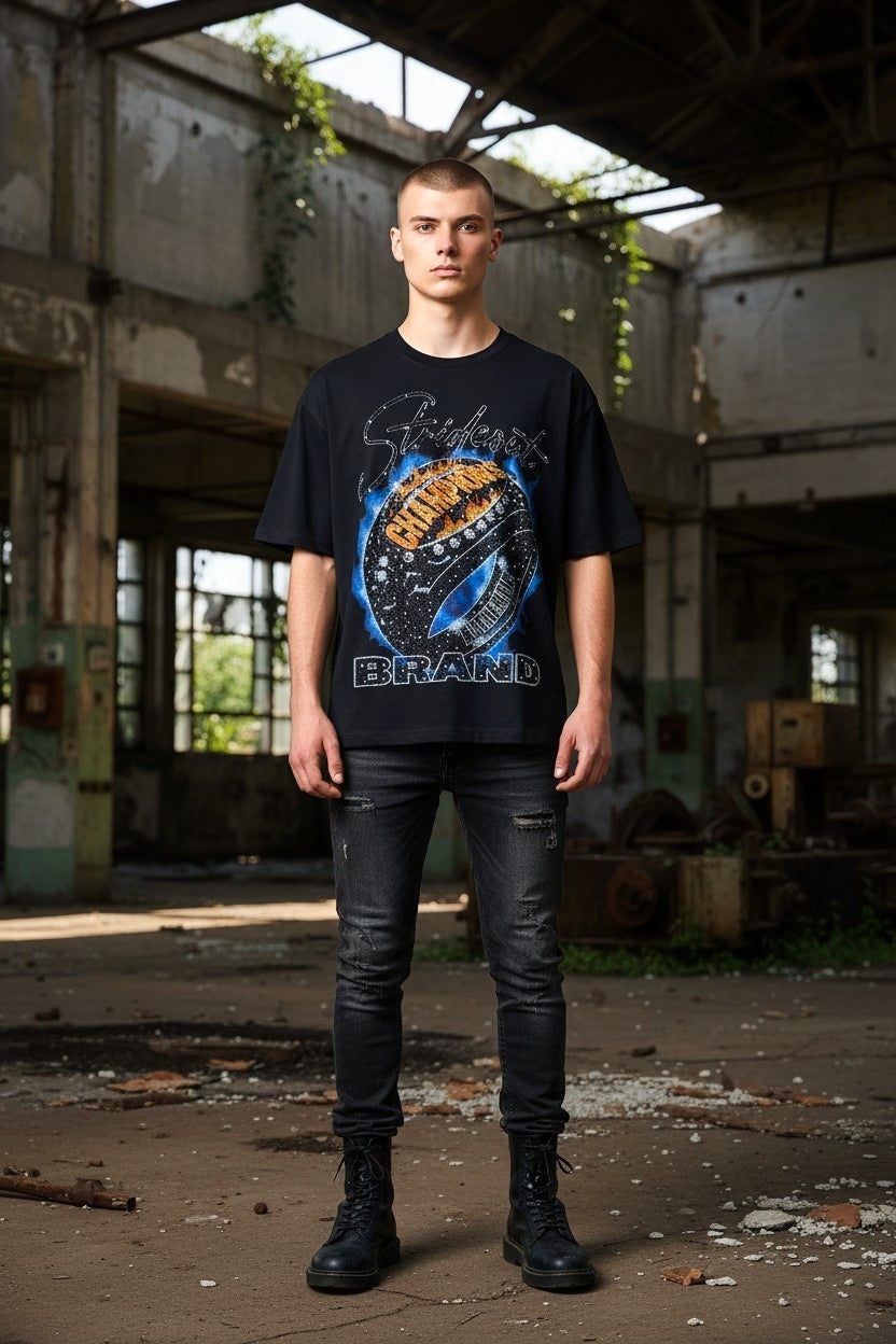 Studded Graphic T-shirts