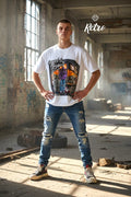 Studded Graphic T-shirts