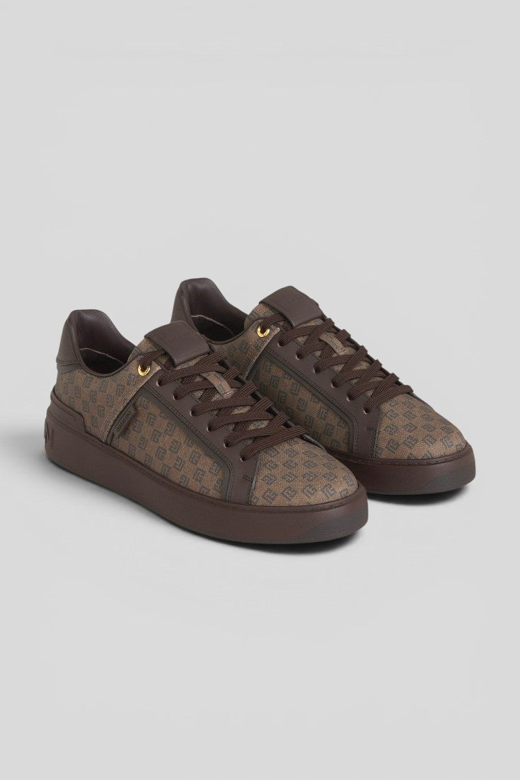 Luxury Top Skate Sneaker (Brown)
